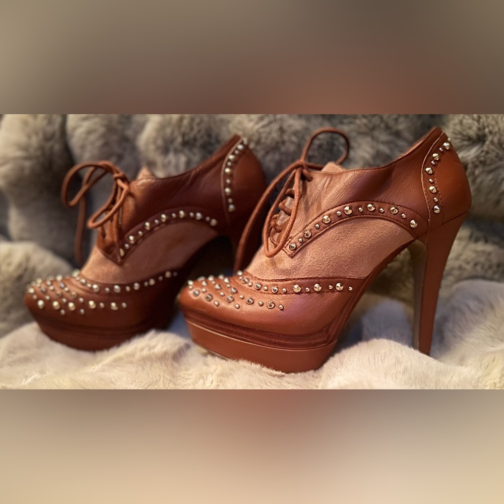 Gianni Bini Studded Platform Heels